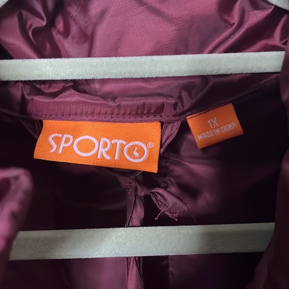 SPORTO puffer with bag to stuff it in great fro trips for packing 70 down - Picture 3 of 9